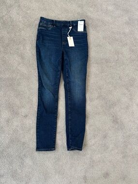 Good American Dark Blue High-Rise Skinny Jeans